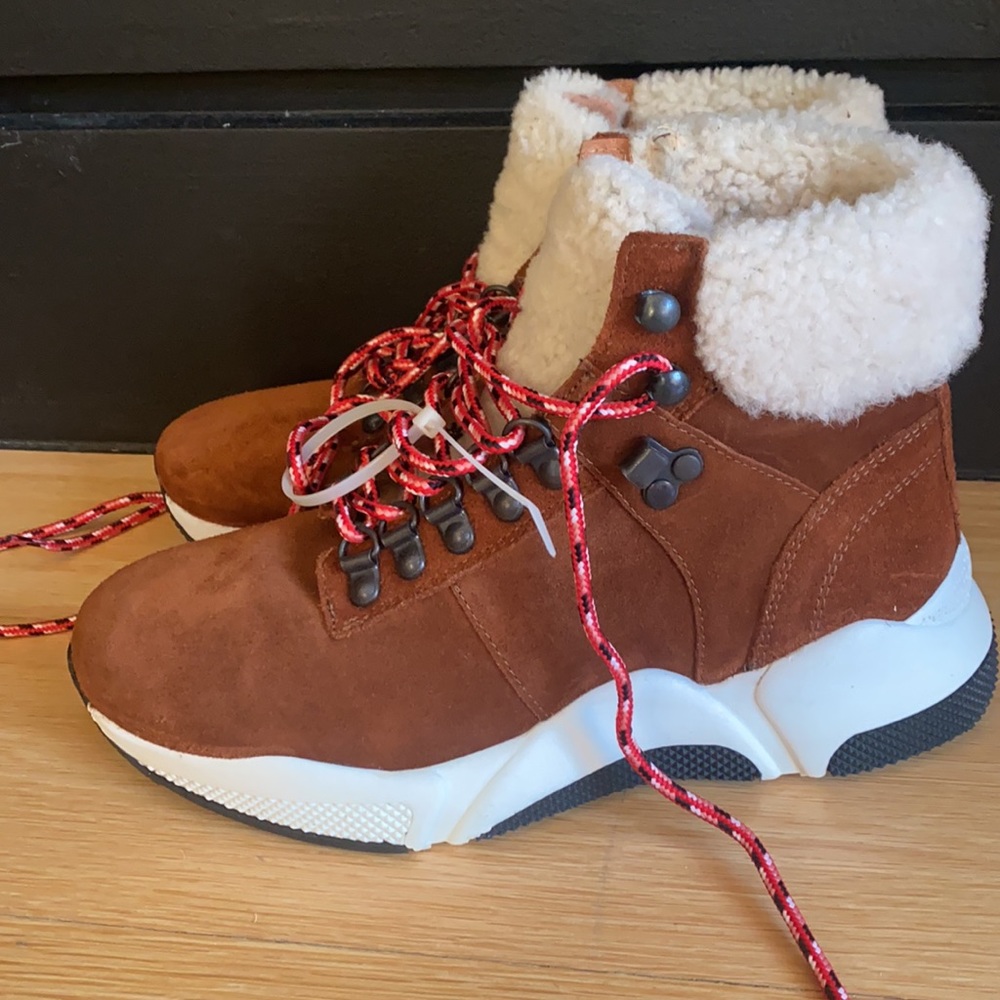 French Connection Enzo leather Hiking boots